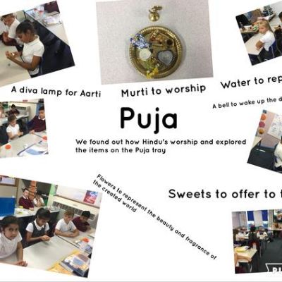 Year 4 explored what Puja means to Hindus